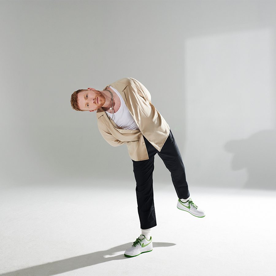 Matthew Barnes in a studio
